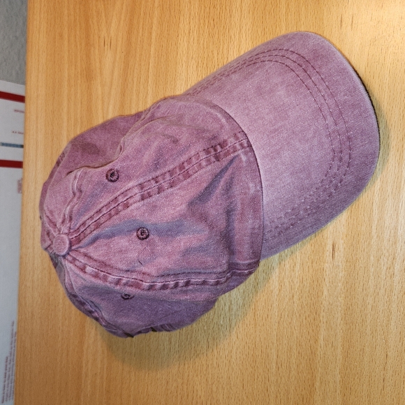 Simplicity Washed out Burgundy Baseball cap - Picture 1 of 4
